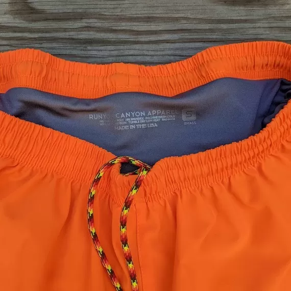 Runyon Unisex 3" Hot Lava Performance Running Short Made In USA | Runyon Canyon Apparel
