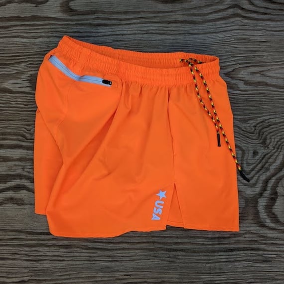 Runyon Unisex 3" Hot Lava Performance Running Short Made In USA | Runyon Canyon Apparel