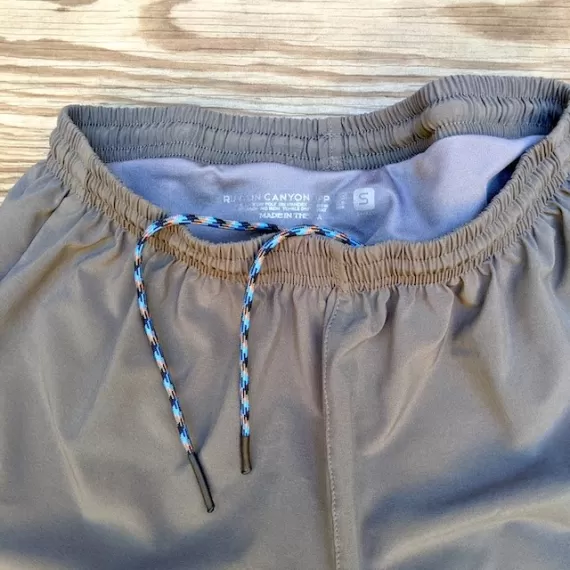 Runyon Steel Grey Unisex 3" Performance Running Short Made In USA | Runyon Canyon Apparel