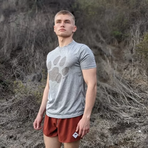 Runyon Canyon Apparel Men's Puma Paw Signature Performance Fitness Shirt Made In USA