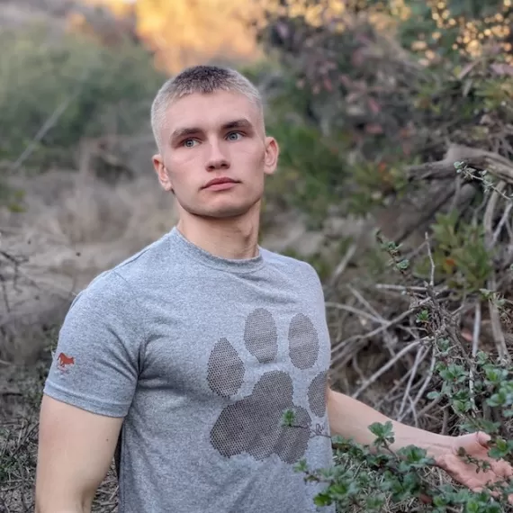 Runyon Canyon Apparel Men's Puma Paw Signature Performance Fitness Shirt Made In USA