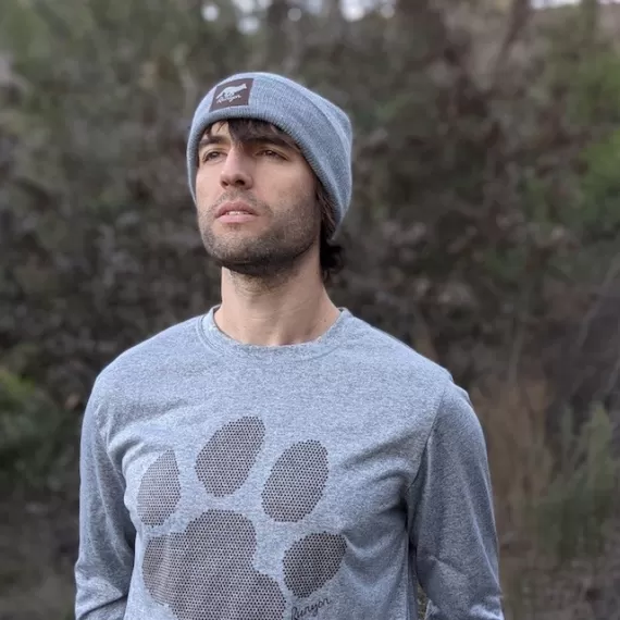 Runyon Canyon Apparel Mens Puma Paw Long Sleeve Siganture Performance Fitness Shirt | Made In USA