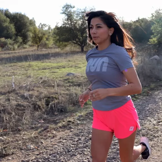 Runyon Unisex 3" Hot Pink Performance Running Short Made In USA | Runyon Canyon Apparel