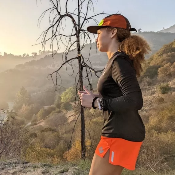 Runyon Burnt Neon Reflective Camp Hat American Made In USA Runyon Canyon Apparel