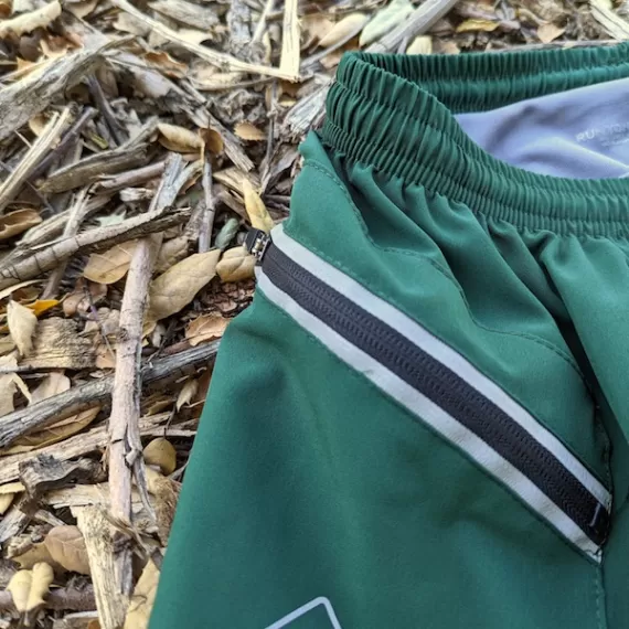 Runyon TrailStash 5" Gravel Short - Deep Dark Jungle (Forest Green)
