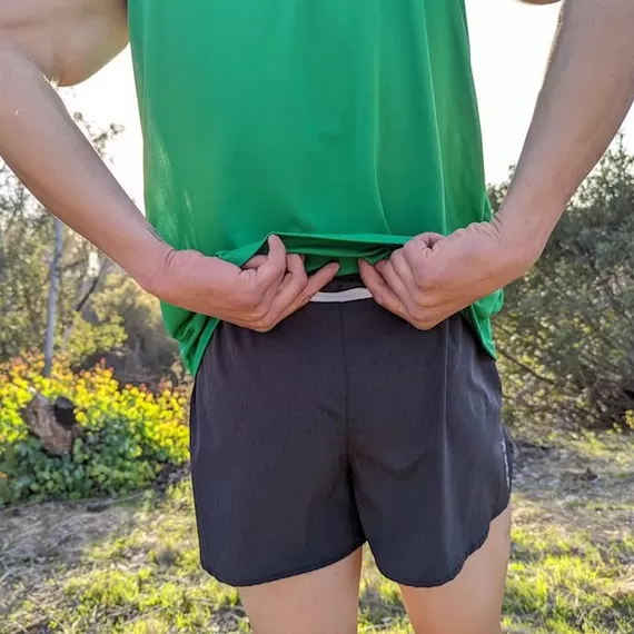 Runyon Unisex 3" Charcoal Performance Running Short Made In USA | Runyon Canyon Apparel