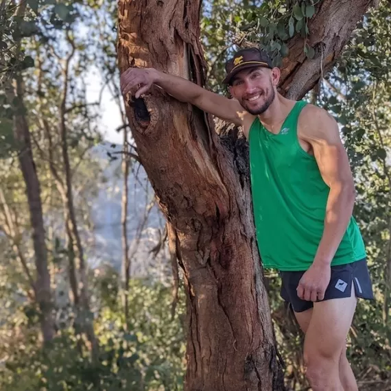 Runyon Mens Kelly Green Springs Performance Training Tank American Made In USA | Runyon Canyon Apparel