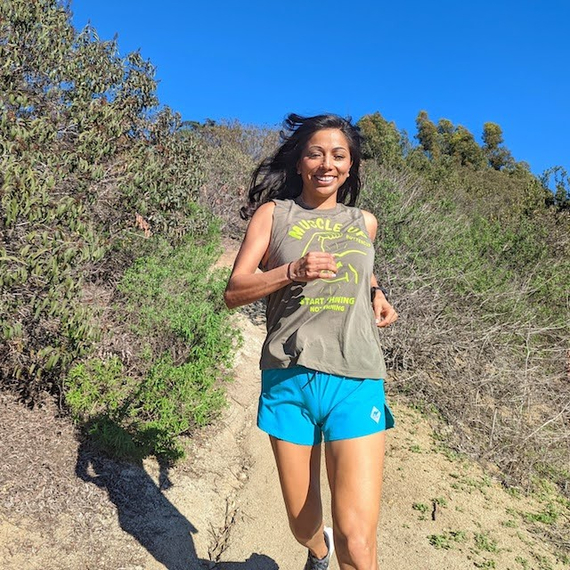 Runyon Canyon Apparel Womens Muscle Up Neon Sage Muscle Tank | Made In USA