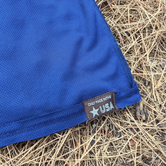 Runyon Unisex Navy Blue Tech Trail Tank - Muscle Workout Tank Top, Made In USA | Runyon Canyon Apparel