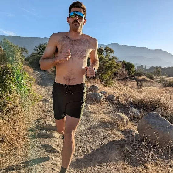 Runyon TrailStash 7" Olive Green  TrailStash Gravel, Running, HIking Performance Short