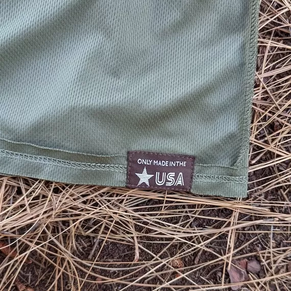 Runyon Men's Unisex Olive Green Tech Trail Tank - Muscle Workout Tank Top, Made In USA | Runyon Canyon Apparel