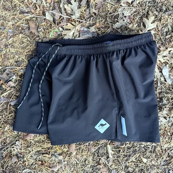 Runyon Men's Black 3" Running Workout Short American Made In USA