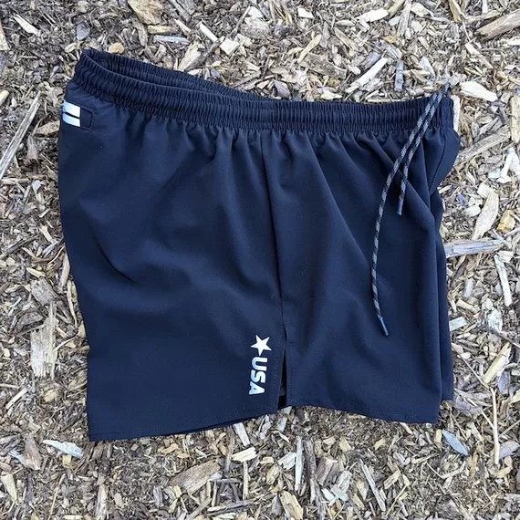 Runyon Unisex 3" Black Performance Running Short Made In USA | Runyon Canyon Apparel