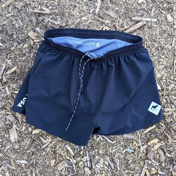 Runyon Unisex 3" Black Performance Running Short Made In USA | Runyon Canyon Apparel