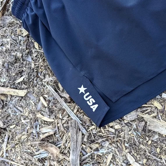 Runyon Unisex 3" Black Performance Running Short Made In USA | Runyon Canyon Apparel