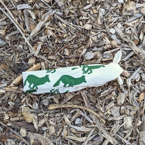 Runyon Natural Evergreen Signature Bandana American Made In The USA