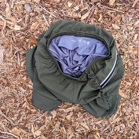 Runyon TrailStash 5" Gravel Short Light Olive Green Made In USA