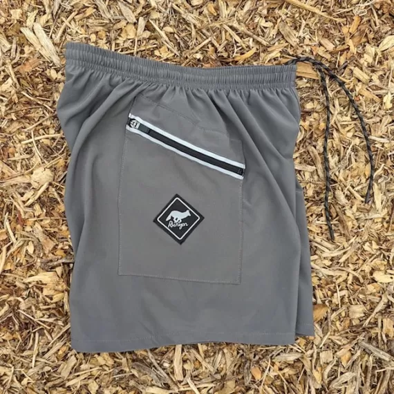 Runyon TrailStash 5" Gravel Short Steel Grey Made In USA