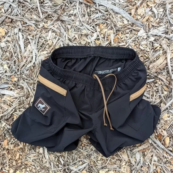Runyon American Made In USA - 7" TrailStash Gravel Short. Running, Hiking, Fitness Outdoors.