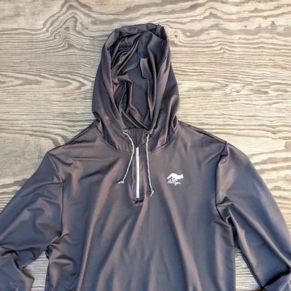 Runyon Men's Slate Charcoal Warm Up Performance Zip Hoodie