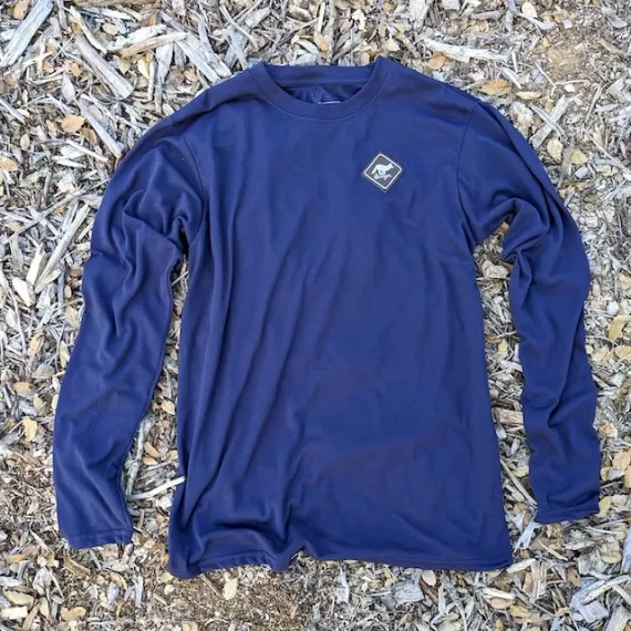 Runyon CozyTech Navy Long Sleeve Performance Camp Shirt