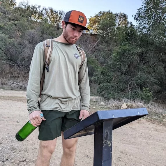 Runyon CozyTech Sierra Sage Long Sleeve Camp Shirt American Made In The USA