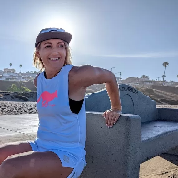 Runyon Unisex 3" White Performance Running Short Made In USA | Runyon Canyon Apparel