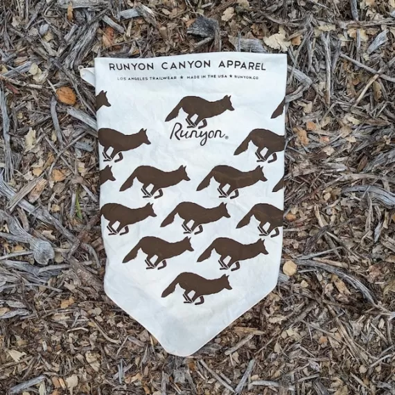 Runyon Canyon Apparel Vintage Cocoa Signature Bandana Made In The USA