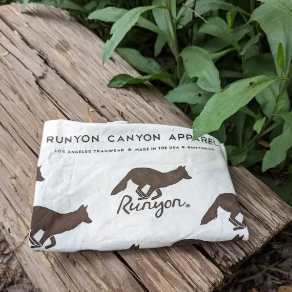 Runyon Canyon Apparel Vintage Cocoa Signature Bandana Made In The USA