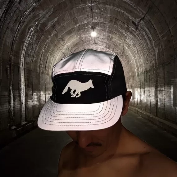 Black Rad AF Reflective Camp Hat Hi-Vis Safety Trail Running Hiking Cap