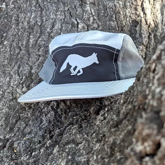 Black Rad AF Reflective Camp Hat Hi-Vis Safety Trail Running Hiking Cap