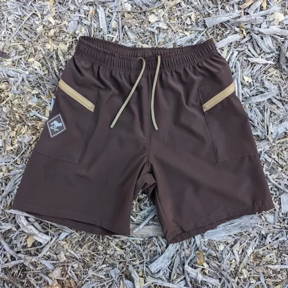 Runyon American Made In USA TrailStash 7" Gravel Short- Running, Hiking, Fitness, Outdoors