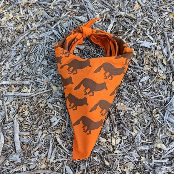 Runyon Burnt Orange Brown American Made In USA Bandana Trail Running Hiking Fitness Outdoors
