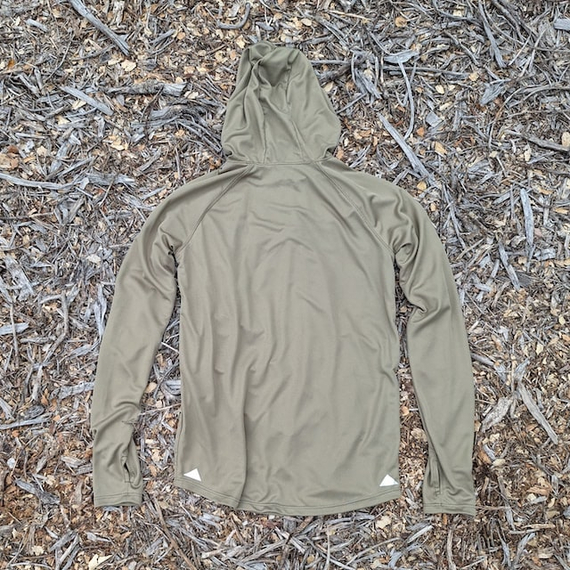 Runyon Women's Unisex Coyote Tan Sun Hoodie Shirt Long Sleeve Thumbholes Sun Protection Quick Dry American Made In USA