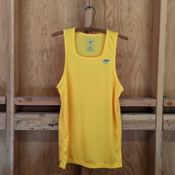 Runyon Gold Performance Tank Top Running Singlet American Made In USA