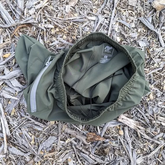 Runyon American Made In USA TrailStash 7" Olive Green Gravel Short- Running, Hiking, Cycling, Fitness, Outdoors