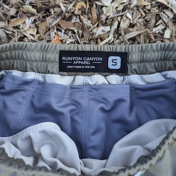 Runyon Tan 4" Ranger Retro Running Short American Made In USA Track Workout Gym Yoga Fitness Short American Made In USA
