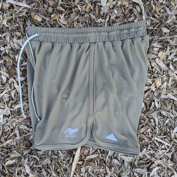 Runyon Tan 4" Ranger Retro Running Short American Made In USA Track Workout Gym Yoga Fitness Short American Made In USA