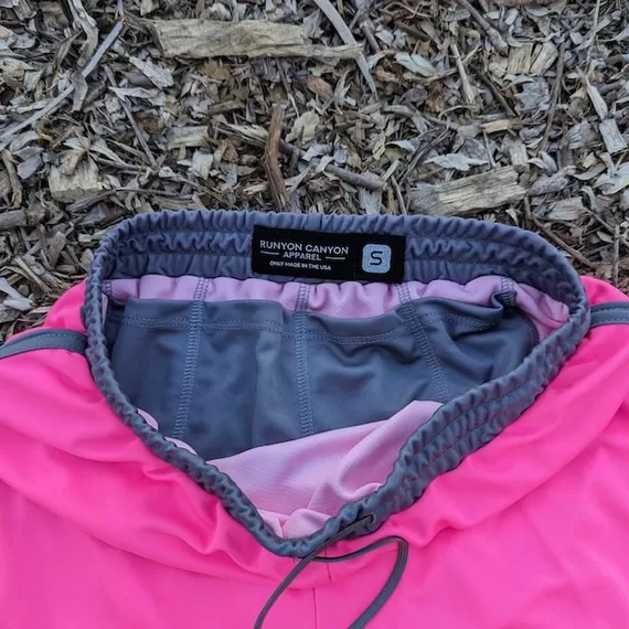 Runyon Hot Pink 4" Ranger Retro Running Short American Made In USA Track Workout Gym Yoga Fitness Short American Made In USA