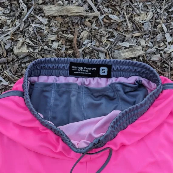 Runyon Hot Pink 4" Ranger Retro Running Short American Made In USA Track Workout Gym Yoga Fitness Short American Made In USA