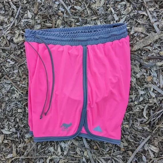 Runyon Hot Pink 4" Ranger Retro Running Short American Made In USA Track Workout Gym Yoga Fitness Short American Made In USA