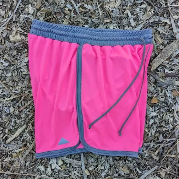 Runyon Hot Pink 4" Ranger Retro Running Short American Made In USA Track Workout Gym Yoga Fitness Short American Made In USA