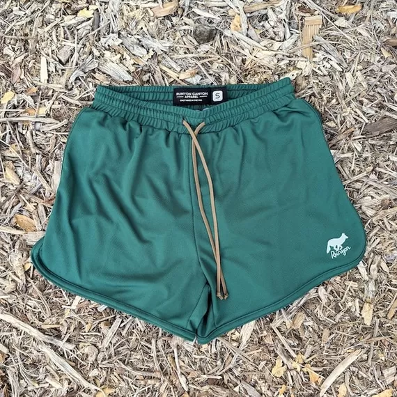 Runyon Forest Green Running Short - Retro Ranger 4" Inch Workout Short American Made In USA