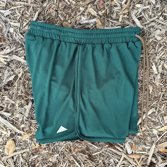 Runyon Forest Green Running Short - Retro Ranger 4" Inch Workout Short American Made In USA