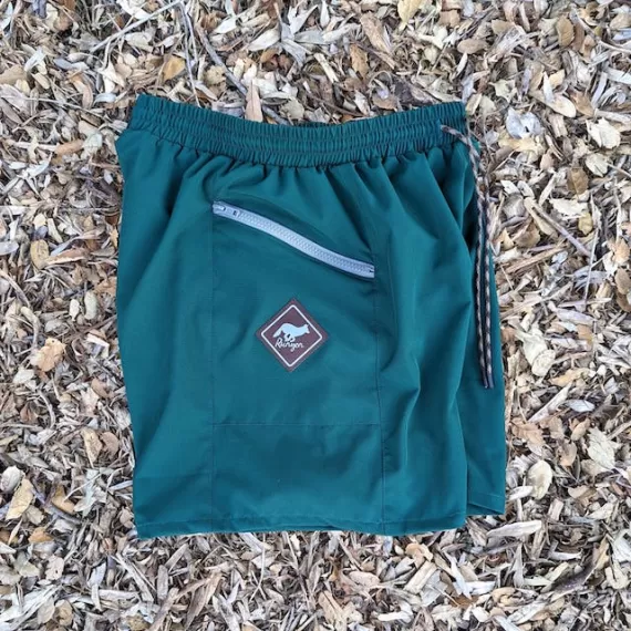 Runyon TrailStash 5" Gravel Short 2.0 Shell - Hunter Green