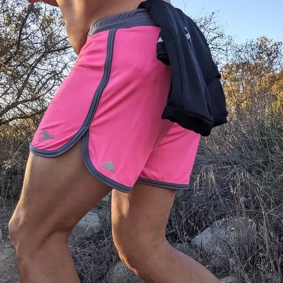 Runyon Hot Pink 4" Ranger Retro Running Short American Made In USA Track Workout Gym Yoga Fitness Short American Made In USA