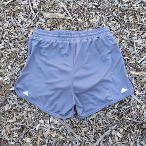 Runyon Steel Grey 4" Ranger Retro Running Short American Made In USA Track Workout Gym Yoga Fitness Short American Made In USA