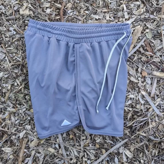 Runyon Steel Grey 4" Ranger Retro Running Short American Made In USA Track Workout Gym Yoga Fitness Short American Made In USA