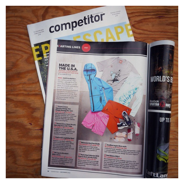 Runyon Canyon Apparel featured in Competitor Magazine