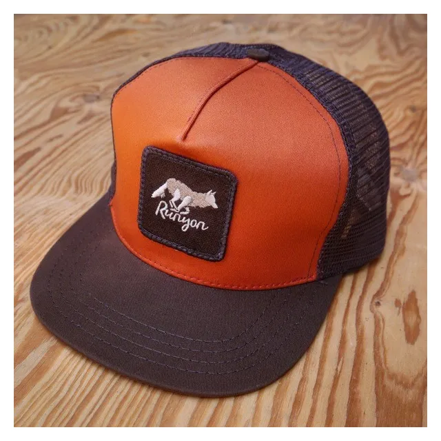 Runyon Canyon Apparel Flat Bill Trucker Made In USA